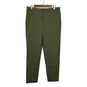 Everlane Chino Pants Mens 34x32 Uniform Green Performance Stretch Slim Fit